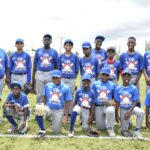 Baseball Team in Light Blue